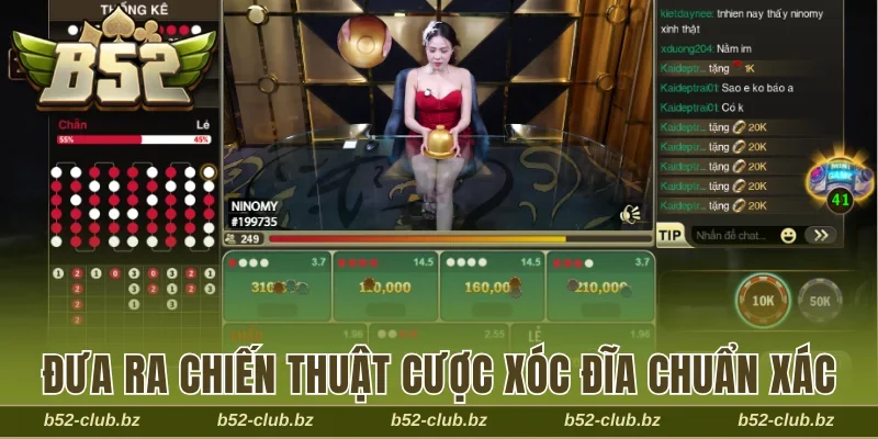 Đưa ra các chiến thuật cược xóc đĩa chuẩn xác