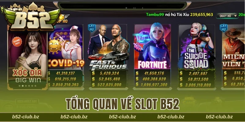 Tổng quan về sản phẩm slot B52