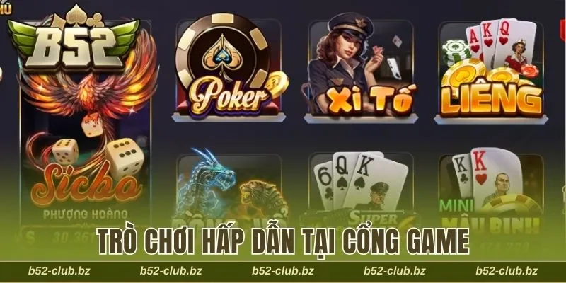 Trò chơi hay tại B52